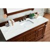 James Martin Vanities Brookfield 60in Single Vanity, Warm Cherry w/ 3 CM Ethereal Noctis Quartz Top 147-114-5381-3ENC